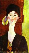 Amedeo Modigliani Portrait of Beatris Hastings oil painting reproduction